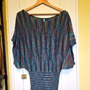 Multicolor Knit Top Size Large